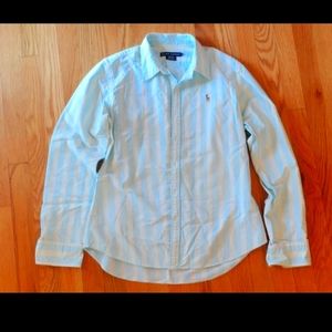 SOLD Ralph Lauren Collared Button Up Top